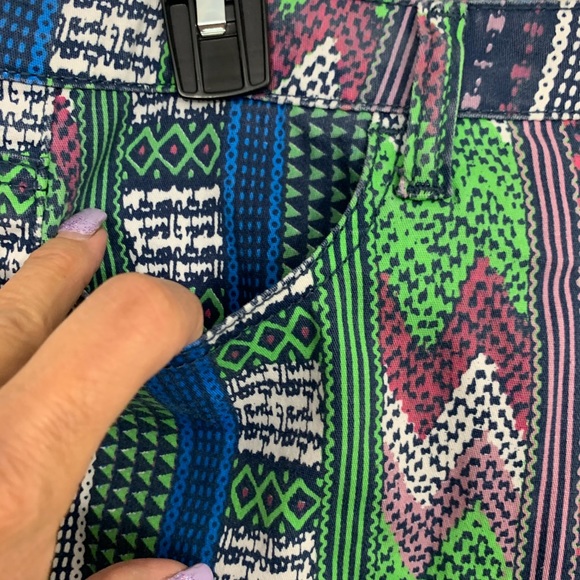 ModCloth Daytime Dash Geo Jam Cropped Pants - Picture 4 of 8